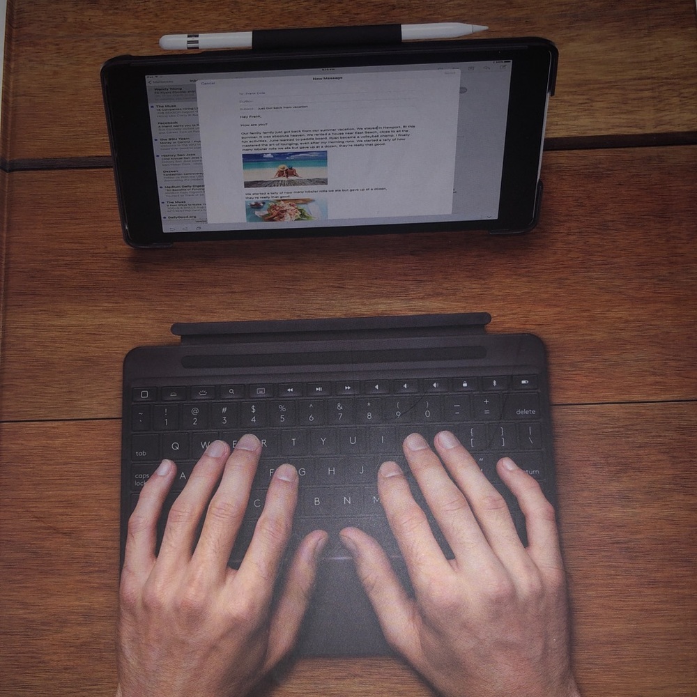 Logitech Slim Combo case for IPad 5th & 6th gen.